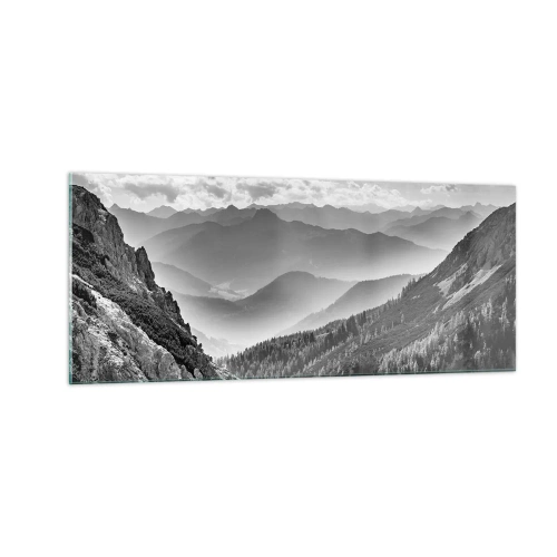 Quadro su vetro - Fino all'orizzonte - 100x40 cm