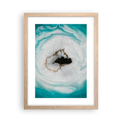 Poster in cornice rovere chiaro - Penetrare all'interno - 30x40 cm