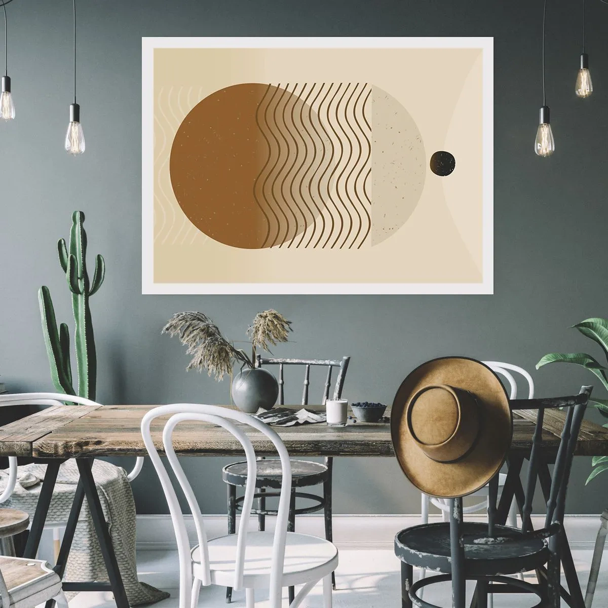 Poster - Sull'origine delle figure geometriche - 50x40 cm
