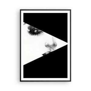 Poster in cornice nera - Sempre da scoprire - 70x100 cm