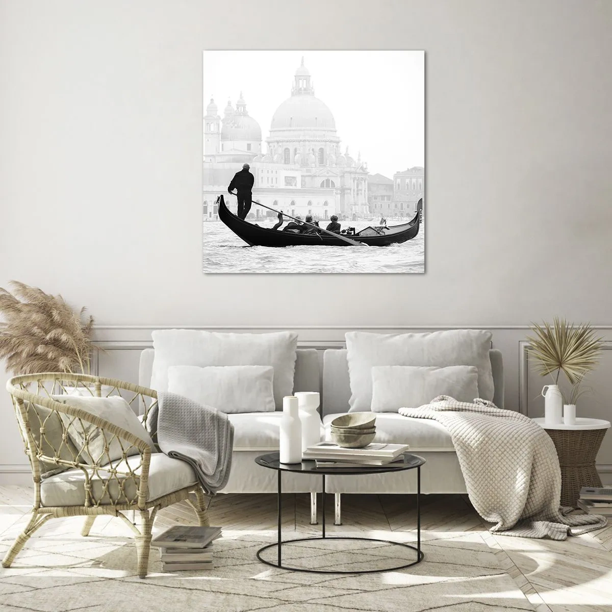 Quadro su vetro - Viaggio alla fonte della bellezza - 30x30 cm