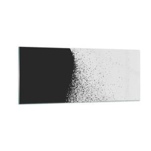Quadro su vetro - Il movimento delle particelle - 100x40 cm
