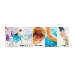 Campione di Fotomurale Adesivo Deluxe Sticker - Grazia ineffabile, fascino sottile - Ballerina, Danza, Balletto - 100x30 cm