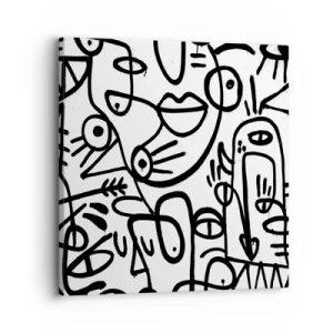 Quadro su tela - Stampe su Tela - Volti e miraggi - 30x30 cm