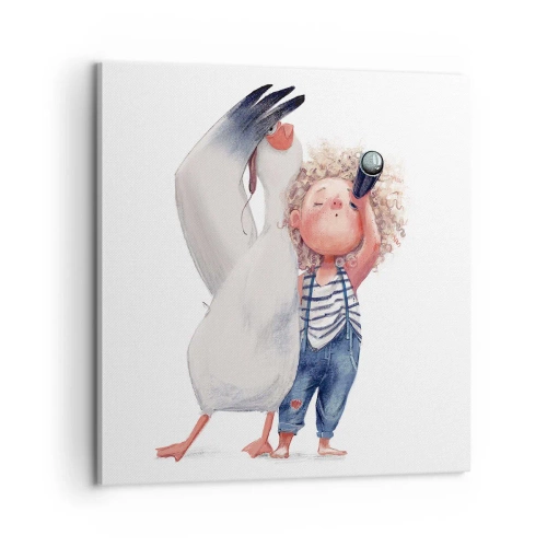 Quadro su tela - Stampe su Tela - Il progetto di un grande viaggio - 60x60 cm