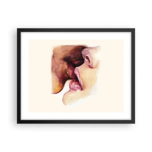 Poster in cornice nera - Come notte e giorno, terra e cielo - 50x40 cm