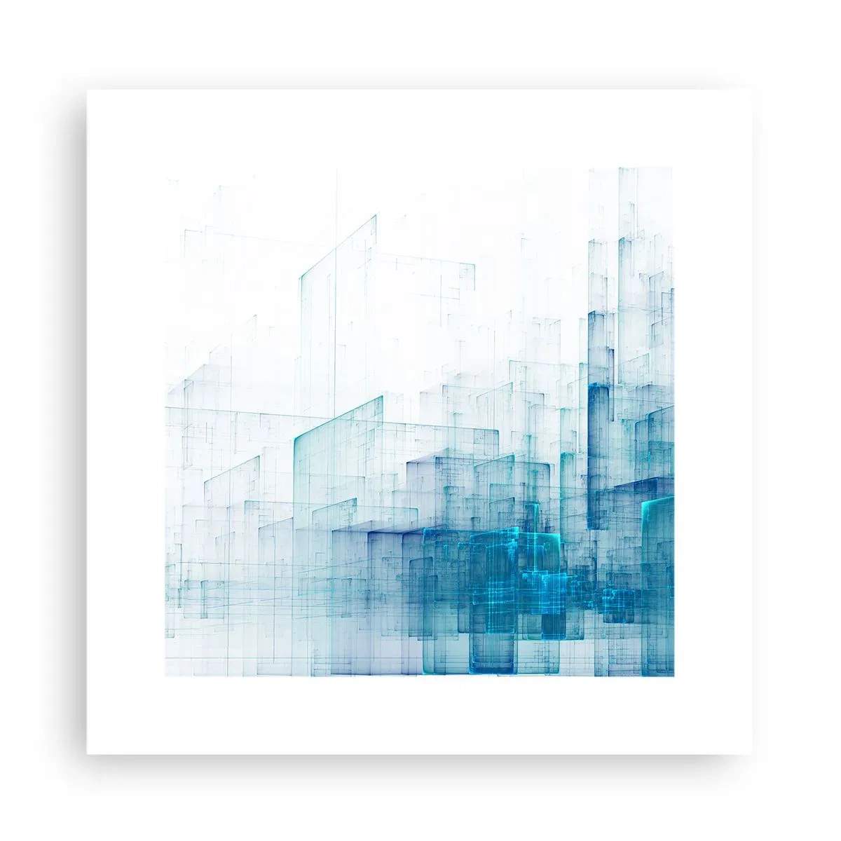 Poster - E lo spazio fu - 30x30 cm
