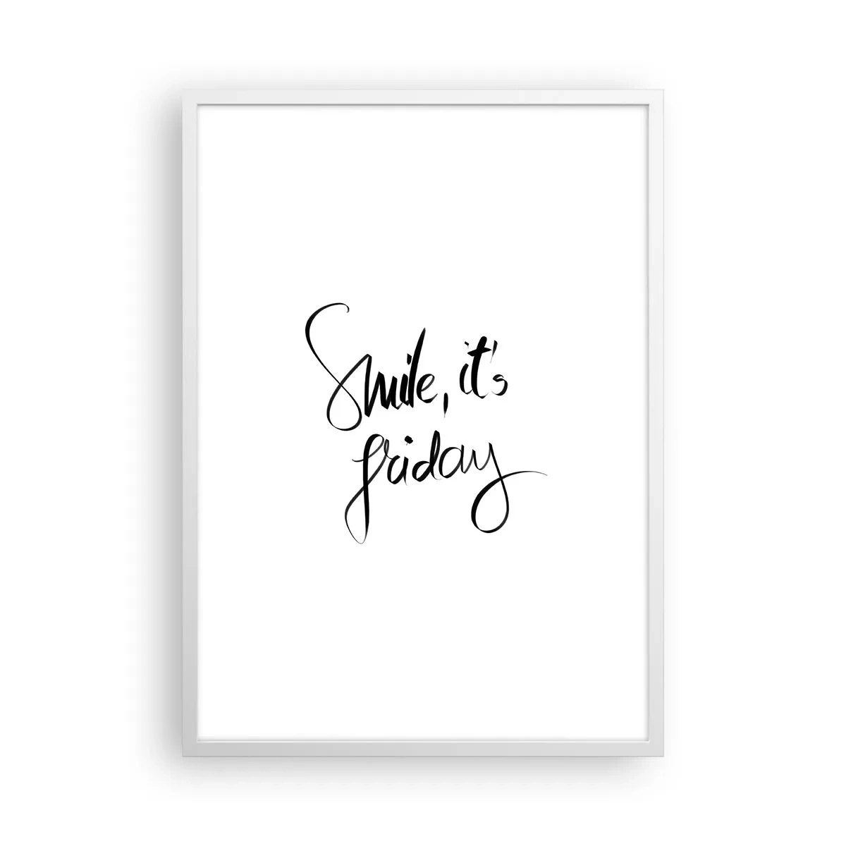 Poster in cornice bianca - Vera gioia - 50x70 cm