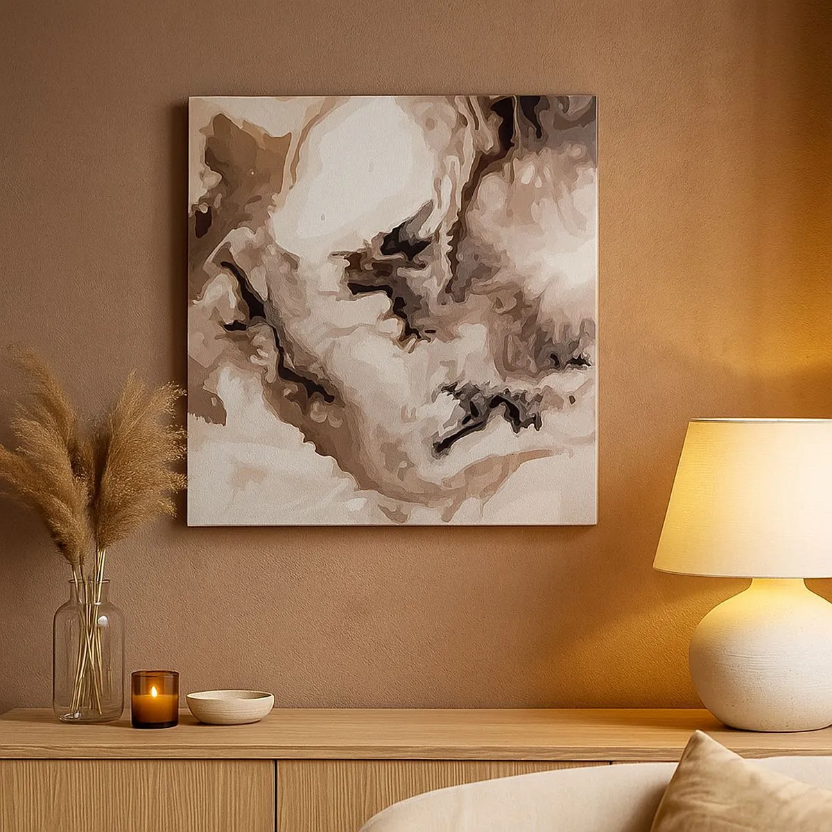 Quadro su tela - Stampe su Tela - La nascita della galassia - 30x30 cm