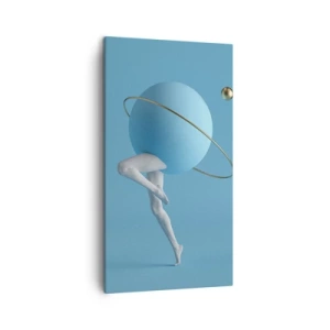 Quadro su tela - Stampe su Tela - E i pianeti folleggiano - 45x80 cm