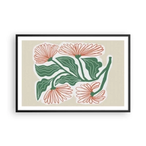 Poster in cornice nera - Folklore e modernità - 91x61 cm