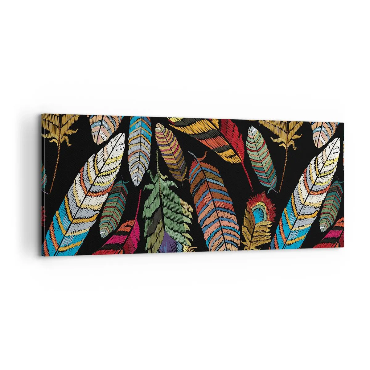 Quadro su tela - Stampe su Tela - Il carnevale degli uccelli - 100x40 cm