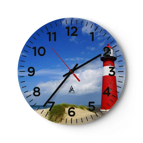 Orologio da parete - Orologio in Vetro - L'eremo dei sogni - 40x40 cm