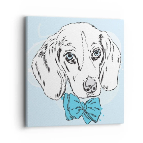 Quadro su tela - Stampe su Tela - Eleganza canina - 40x40 cm