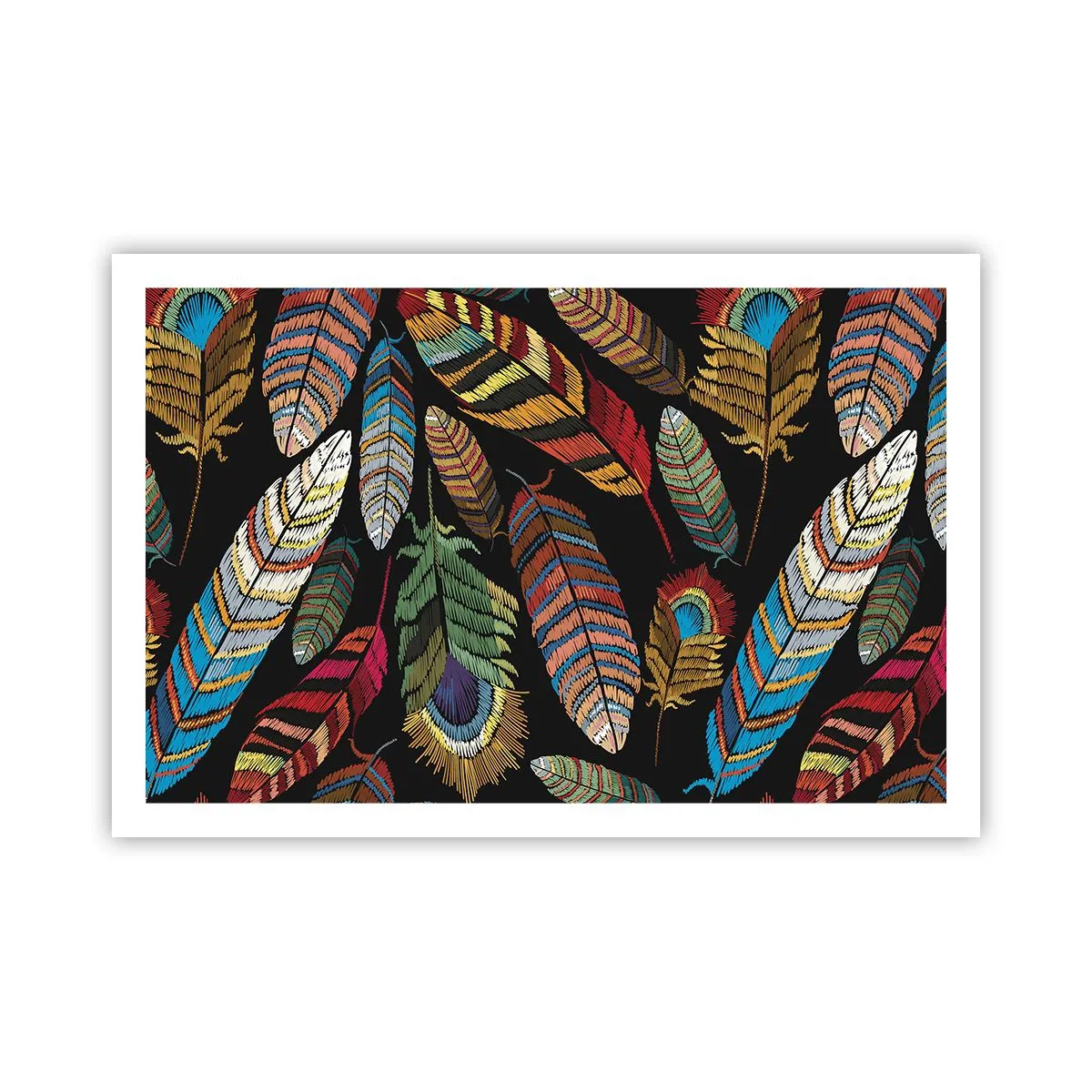 Poster - Il carnevale degli uccelli - 91x61 cm