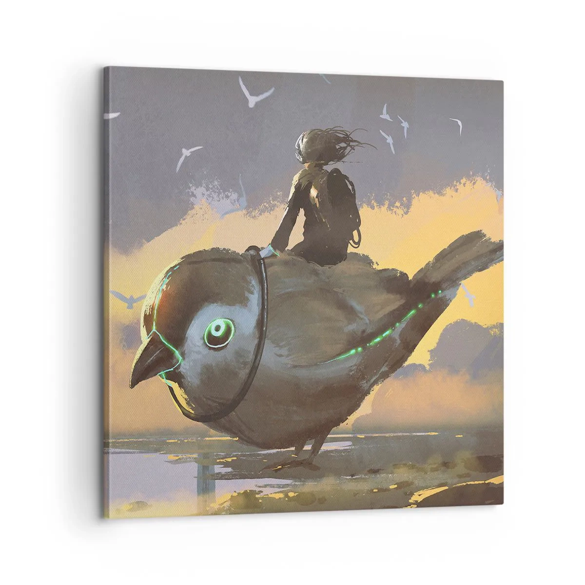 Quadro su tela - Stampe su Tela - La sosta di un viaggio fantastico - 60x60 cm