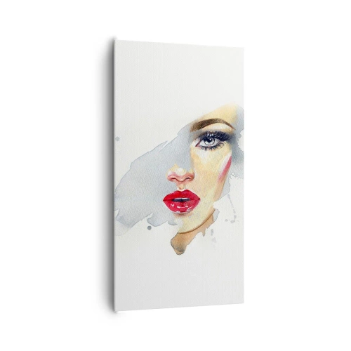 Quadro su tela - Stampe su Tela - Riflesso in una goccia d'acqua - 65x120 cm