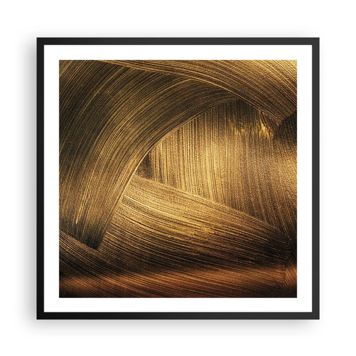 Poster in cornice nera - Nel labirinto d'oro - 60x60 cm