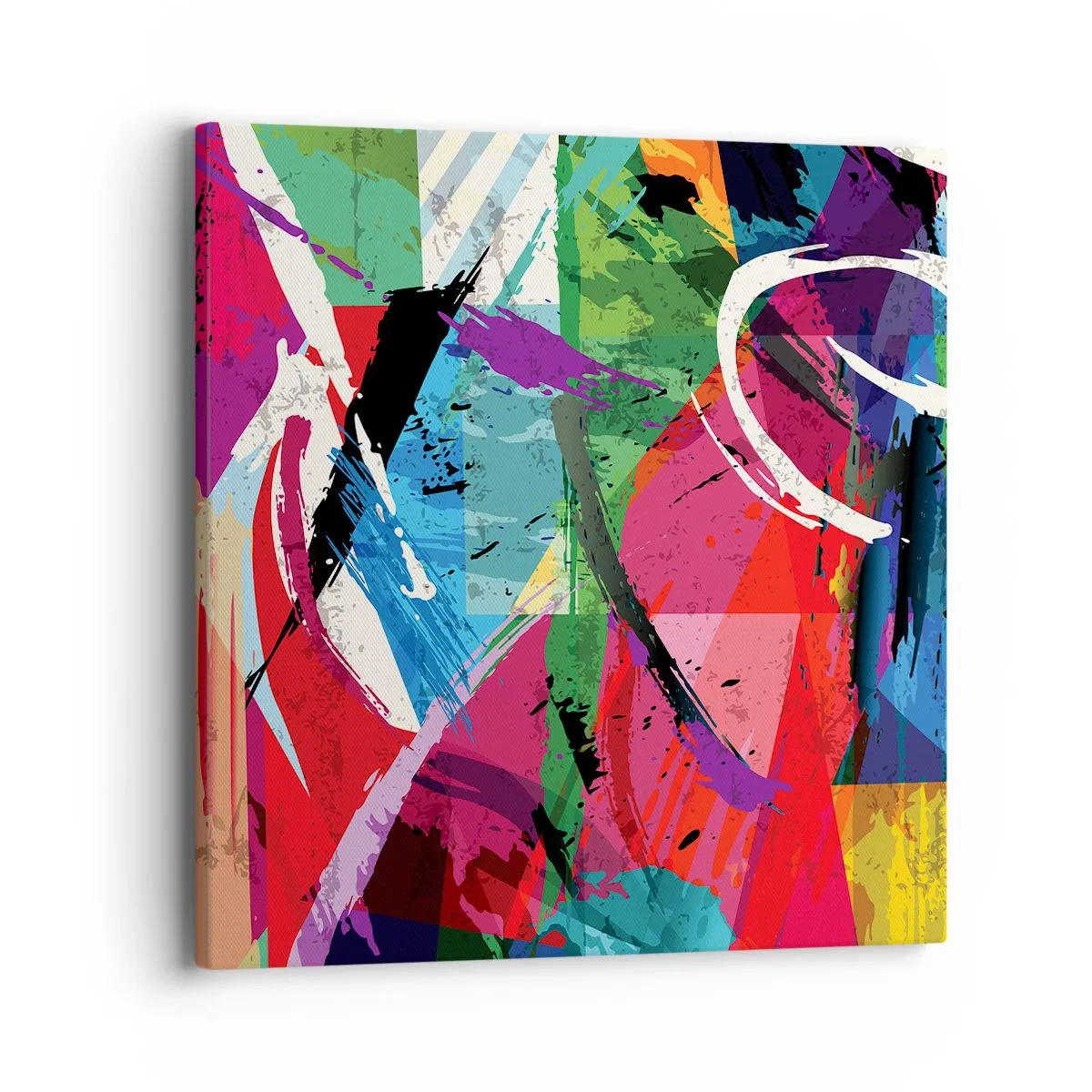 Quadro su tela - Stampe su Tela - Veloce, vivo e saltellante - 40x40 cm