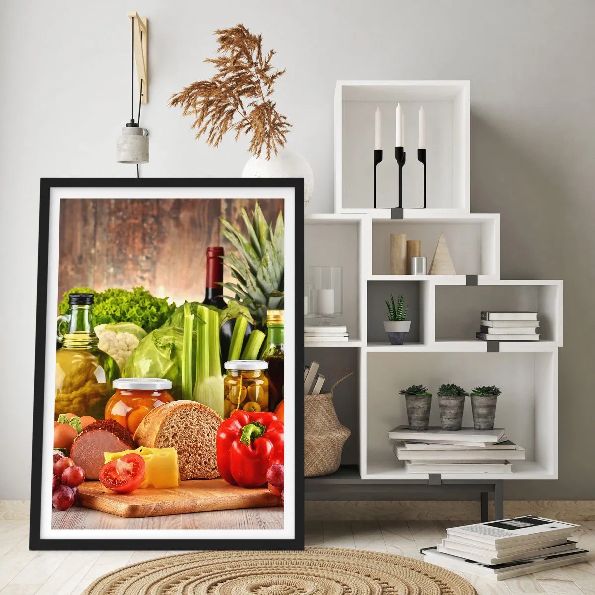 Poster in cornice nera - Affumicati, arrostiti, marinati - 40x50 cm