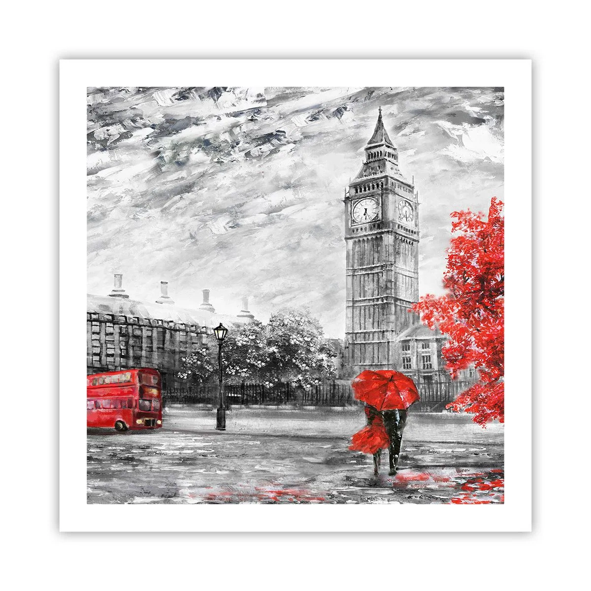 Poster - Un giorno eccitante - 60x60 cm