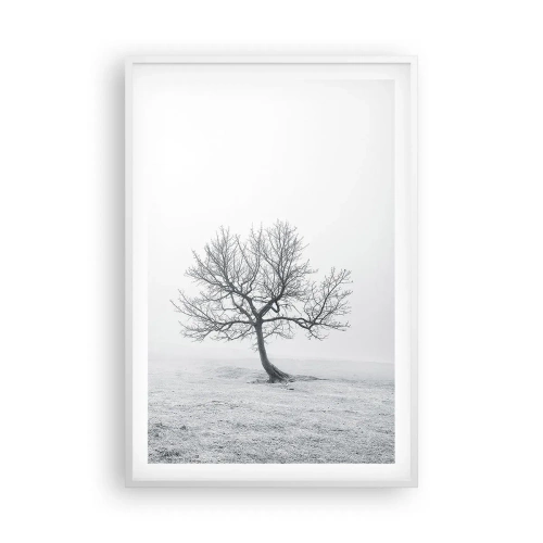 Poster in cornice bianca - Contro il nulla - 61x91 cm