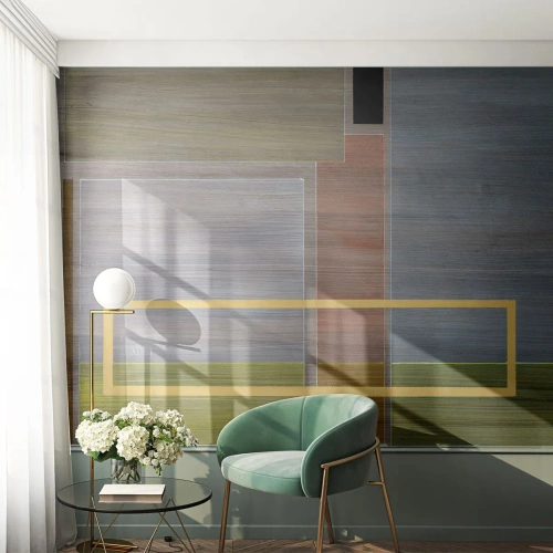 Fotomurali Premium Sand - Semplice e tranquillo - Astrazione, Arte Moderna, Rettangoli - 350x256 cm