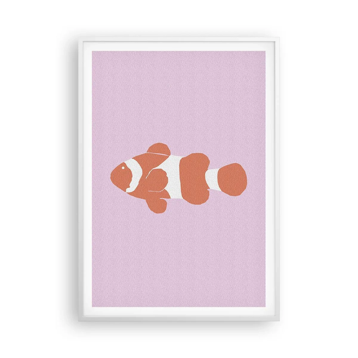 Poster in cornice bianca - Abbinato ai coralli - 70x100 cm