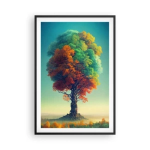 Poster in cornice nera - La quercia: il padre della natura - 61x91 cm
