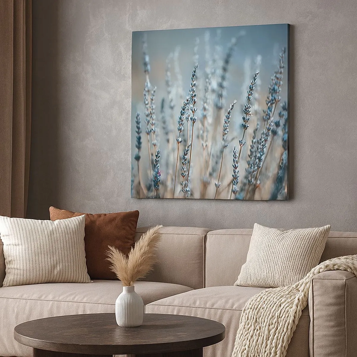 Quadro su tela - Stampe su Tela - Campo profumato - 30x30 cm