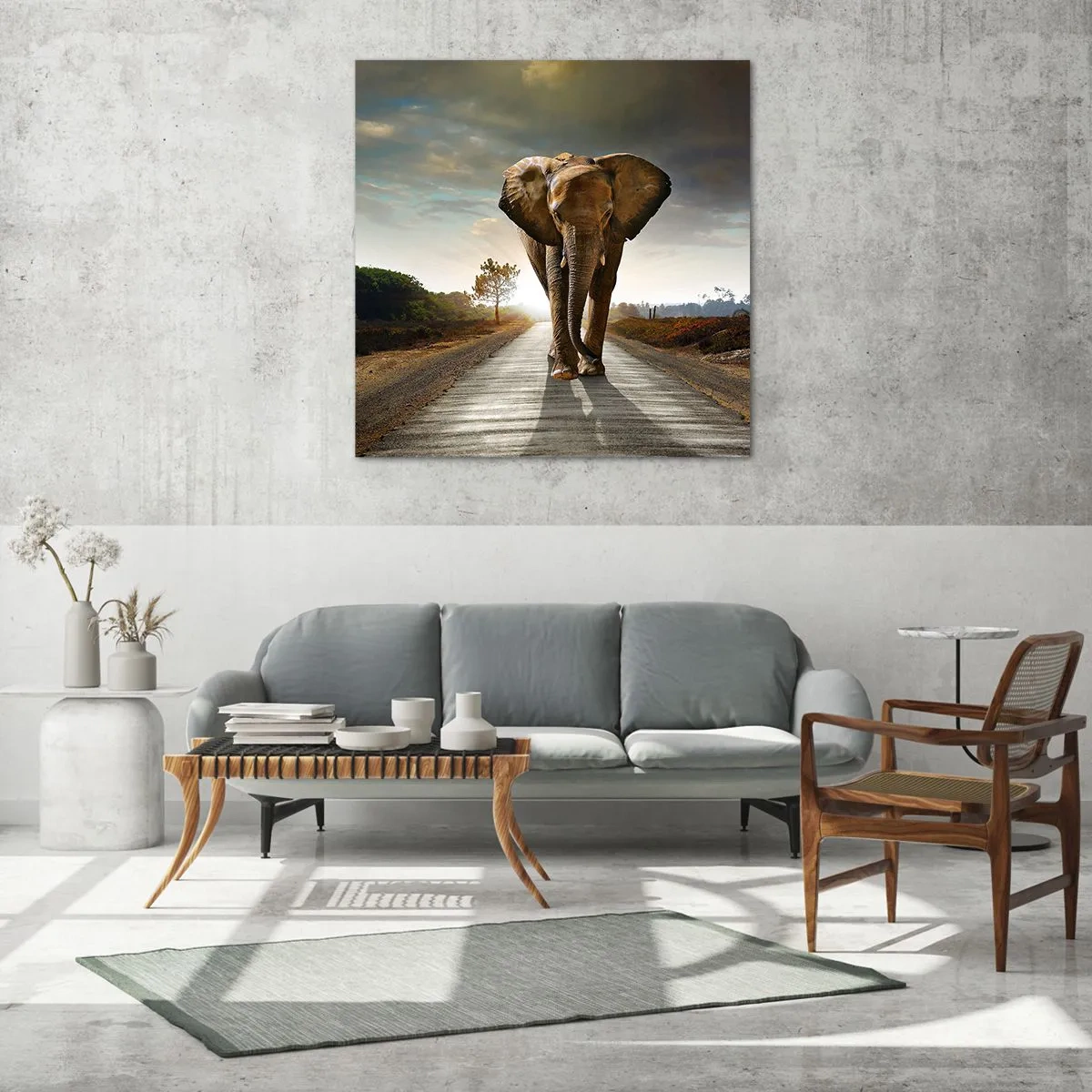 Quadro su vetro - E non nel negozio di cristalli - 50x50 cm