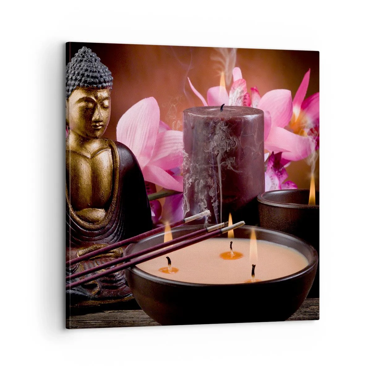 Quadro su tela - Stampe su Tela - Purificare la mente, calmare il corpo - 60x60 cm