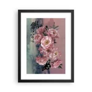 Poster in cornice nera - L'apice della romanticità - 30x40 cm