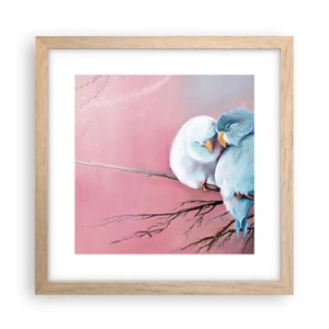 Poster in cornice rovere chiaro - Che cosa aggiungere? - 30x30 cm