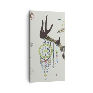 Quadro su tela - Stampe su Tela - Il trofeo del cacciatore indiano - 55x100 cm