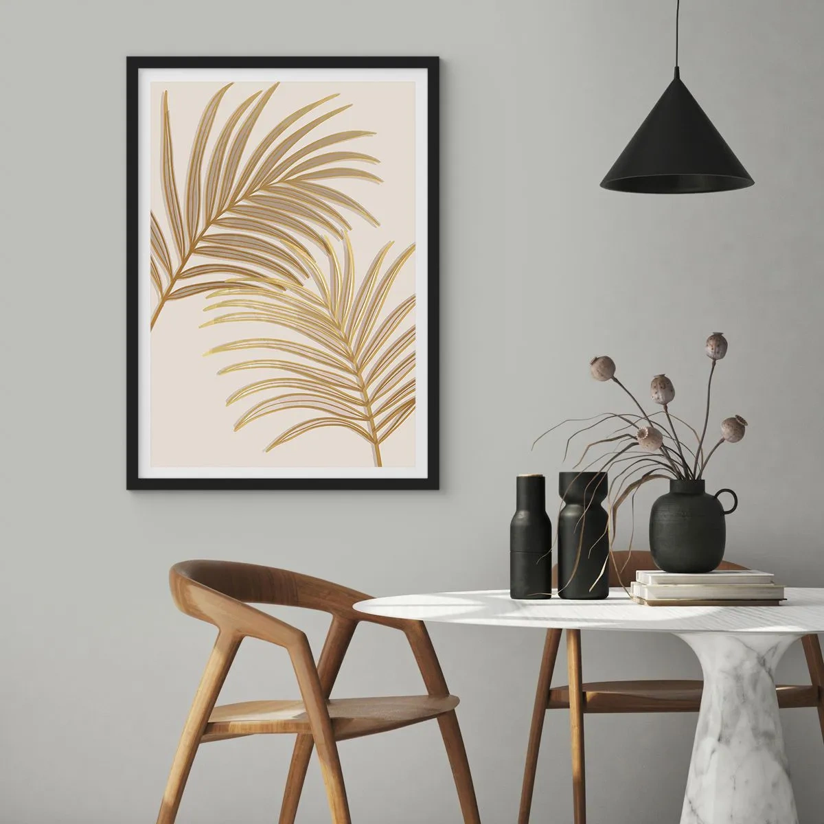 Poster in cornice nera - Palma d'oro! - 40x50 cm