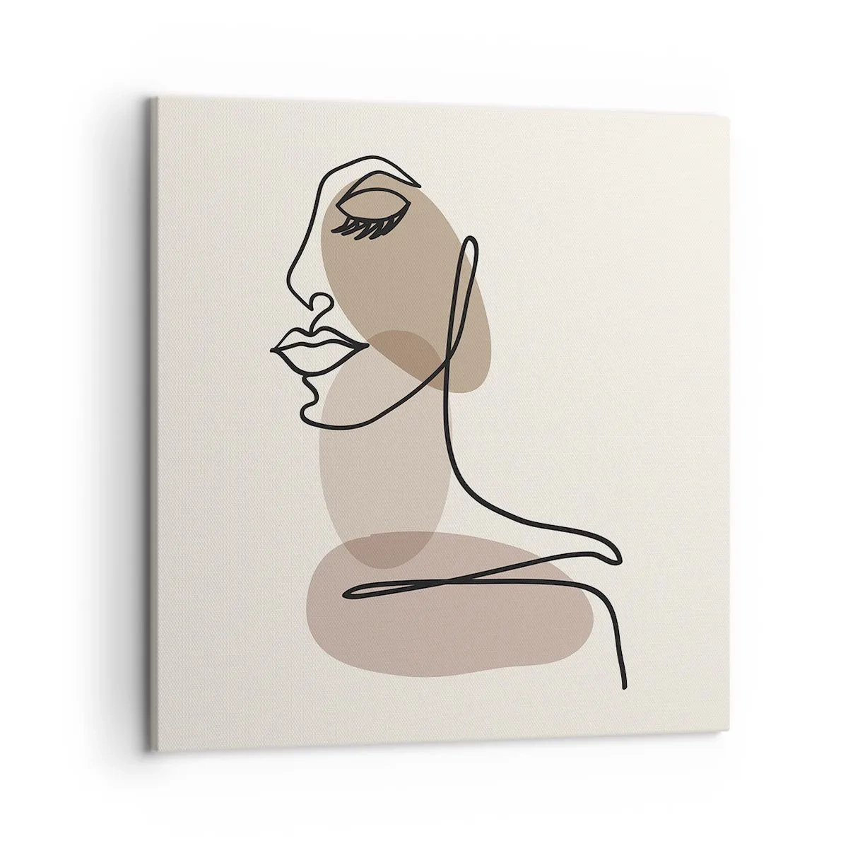 Quadro su tela - Stampe su Tela - La linea sicura della bellezza - 50x50 cm