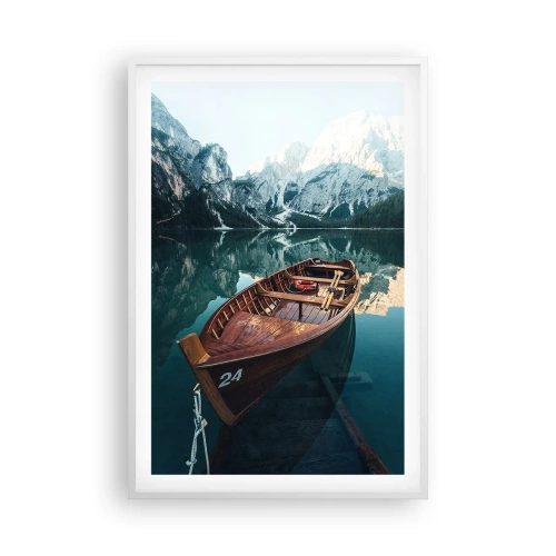 Poster in cornice bianca - Come dipinto sul vetro - 61x91 cm