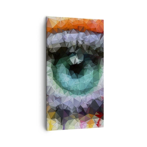 Quadro su tela - Stampe su Tela - Luce dell'occhio di cristallo - 45x80 cm