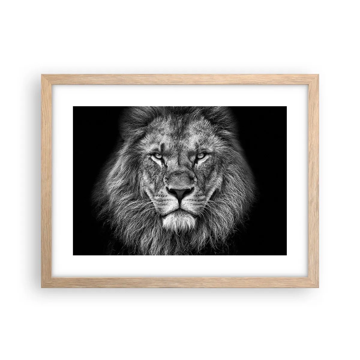 Poster in cornice rovere chiaro - Nell'abito dell'incoronazione - 40x30 cm