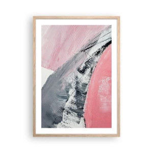 Poster in cornice rovere chiaro - Composizione abbinata - 50x70 cm