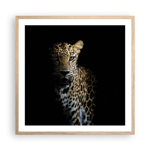 Poster in cornice rovere chiaro - Bellezza tenebrosa - 60x60 cm