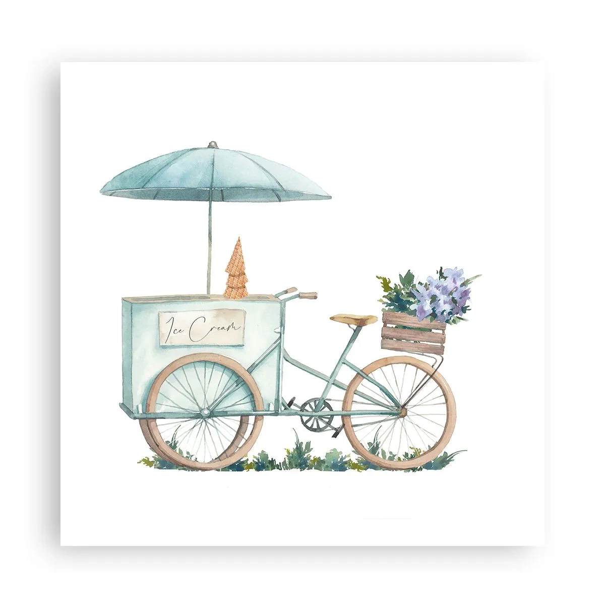 Poster - Dolce ricordo d'estate - 60x60 cm