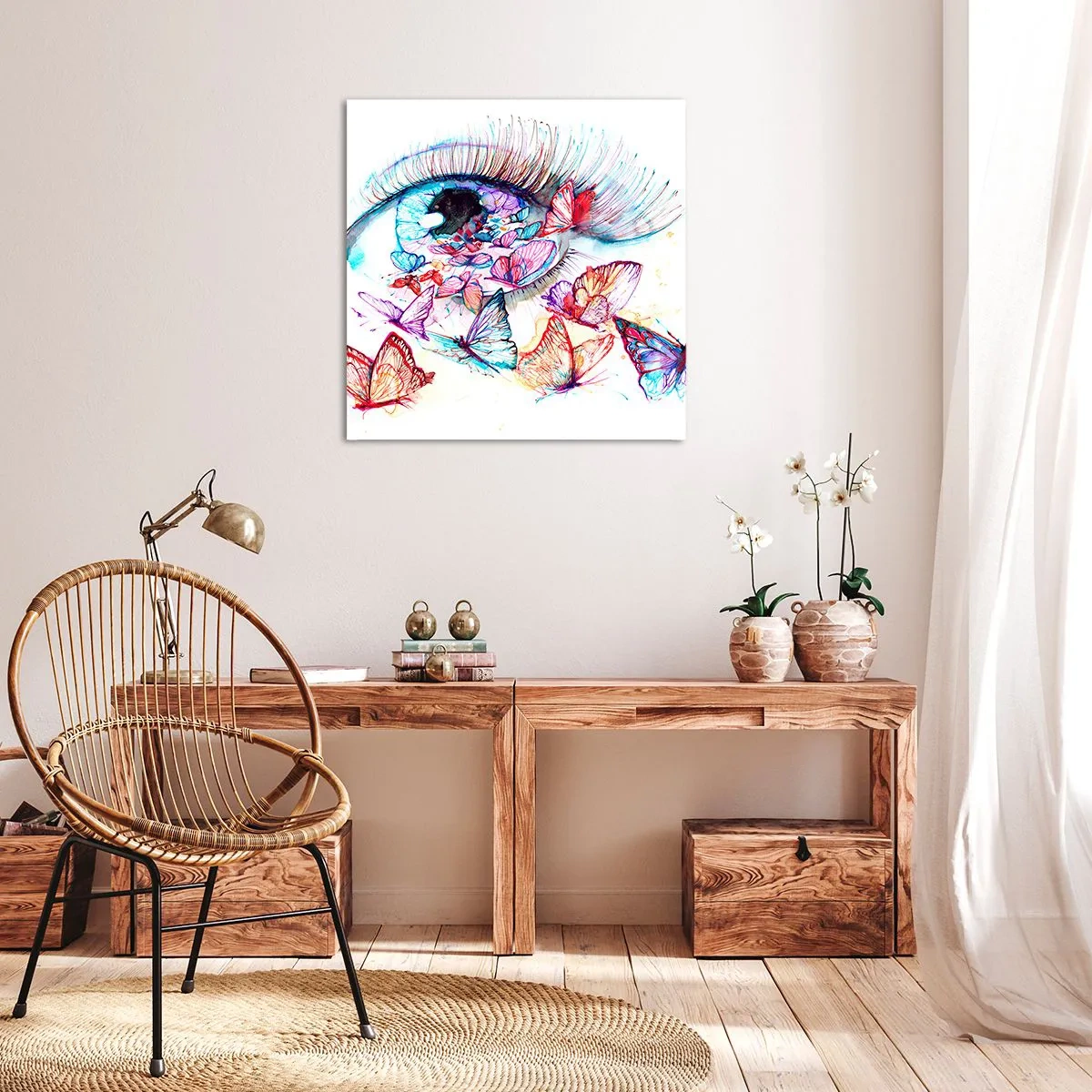 Quadro su tela - Stampe su Tela - Occhio incantato - 60x60 cm