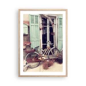 Poster in cornice rovere chiaro - Evviva la provincia - 50x70 cm