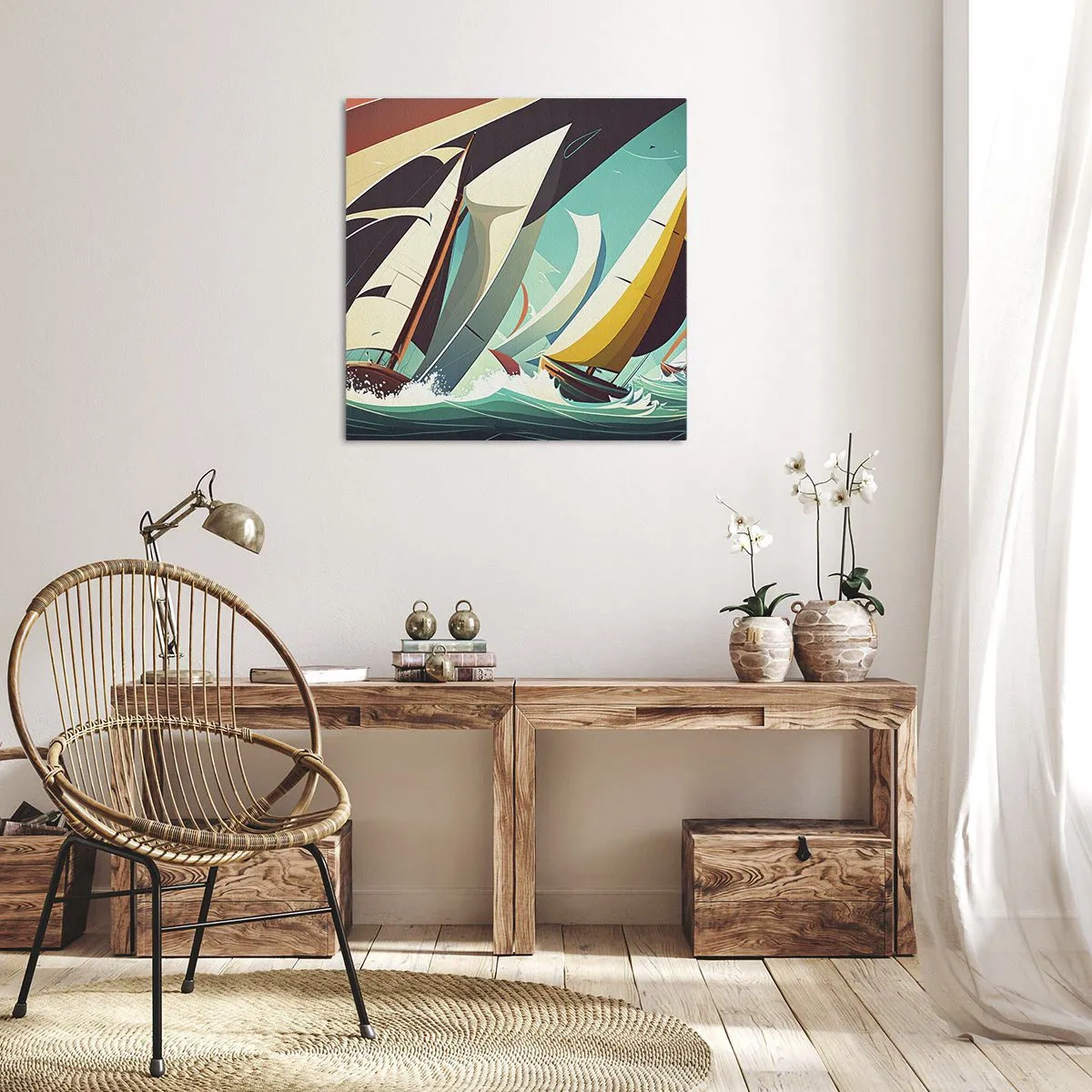 Quadro su tela - Stampe su Tela - Compagne degli elementi - 40x40 cm