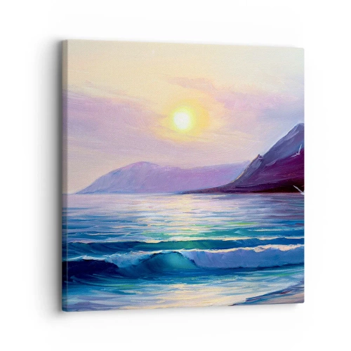 Quadro su tela - Stampe su Tela - Cristallo di acqua e di aria - 30x30 cm