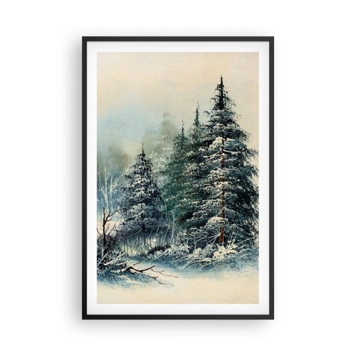 Poster in cornice nera - Pronti al Natale - 61x91 cm