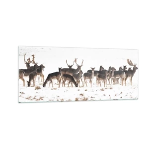 Quadro su vetro - Tra poco è Natale? - 100x40 cm