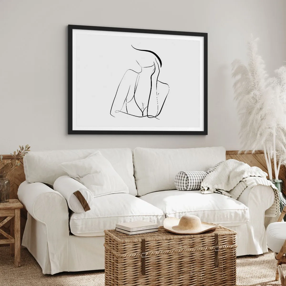 Poster in cornice nera - Sull'onda dei sogni - 40x30 cm